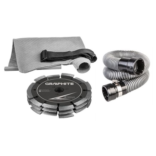 Graphite 59G371 falhoronymaró 2400W 150mm, 3-as vágókorong rendszer