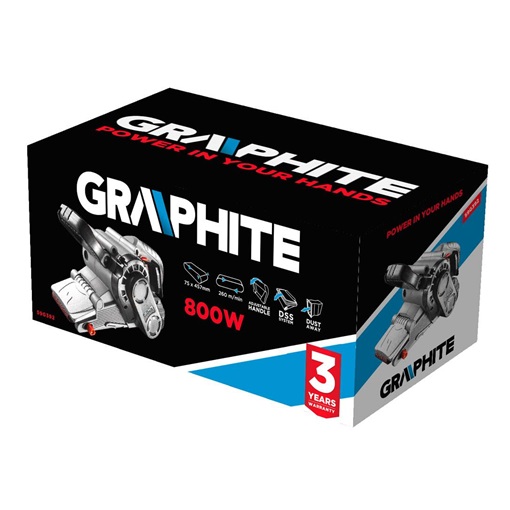 Graphite 59G392 szalagcsiszoló 800W, 75x457mm,