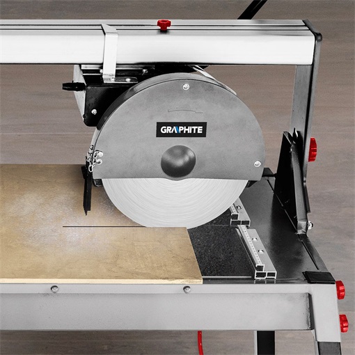 Graphite 59G892 Csempevágó gép 1500W, 250X25,4mm-es tárcsa, 1200mm vágáshossz, vízhűtés