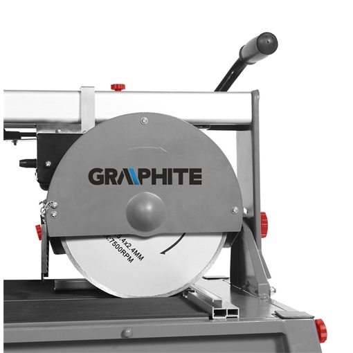 Graphite 59G892 Csempevágó gép 1500W, 250X25,4mm-es tárcsa, 1200mm vágáshossz, vízhűtés
