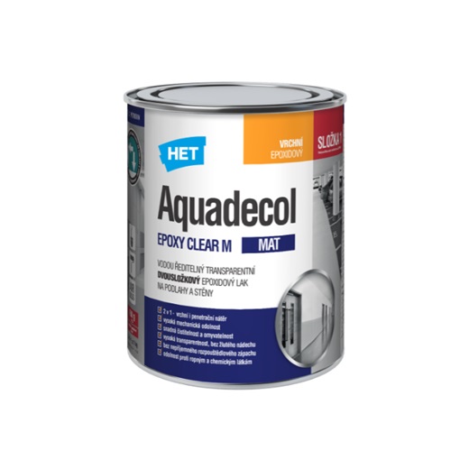 HET Aquadecol 2K Epoxi Univerzális Lakk Matt "A" 3,25 kg