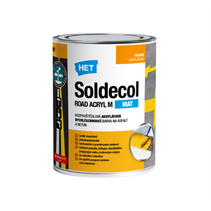 HET Soldecol Road Acryl Padló & Útfesték Sárga 2,5 L