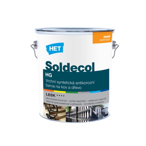 HET Soldecol HG Korróziógátló Zománc Barna 2,5 L