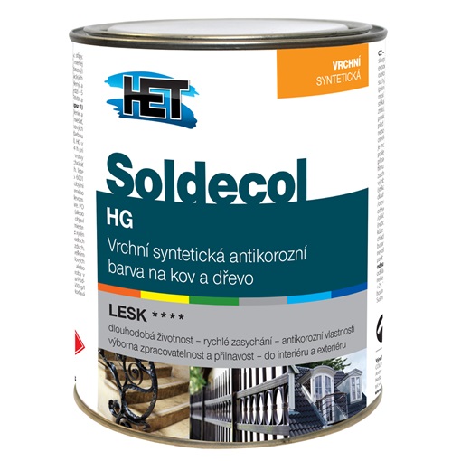 HET Soldecol HG Korróziógátló Zománc V. Szürke 0,75 L