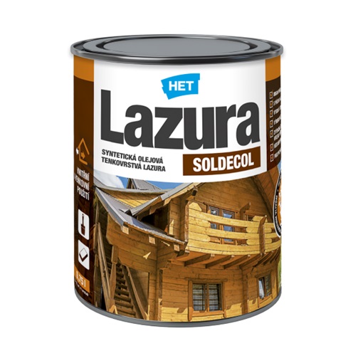 HET Soldecol Olaj & Viasz Vékonylazúr Fenyő 2,5 L