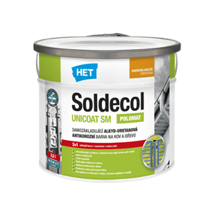 HET Soldecol Unicoat High Build 3:1 Zománc Antracit 2,5 L