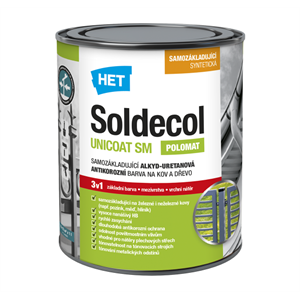HET Soldecol Unicoat High Build 3:1 Zománc Barna 0,6 L