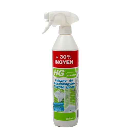 HG147065122 Zuhany és mosdókagyló tisztító spray 500ml +30% (650 ml)