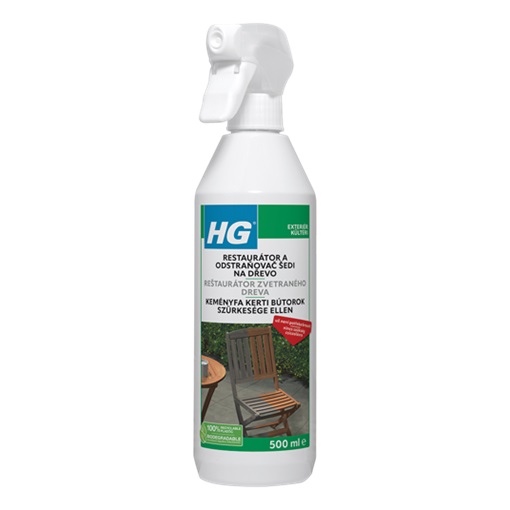 HG292050122 Keményfa kerti bútorok szürkesége ellen 500ml