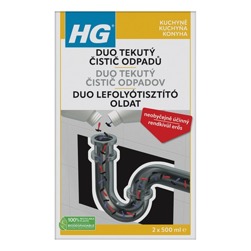 HG343100122 Duo lefolyótisztító oldat 2x500ml KIFUTÓ