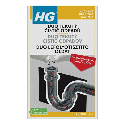 HG3431027 Duo lefolyótisztító oldat 2x500ml