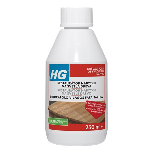 HG4120327 Bútorápoló világos fafajtákhoz 250ml