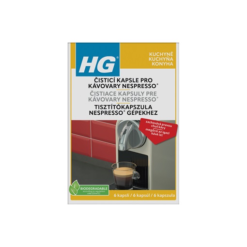 HG678000127 Tisztítókapszula Nespresso kávéfőző gépekhez (6db-os csom)