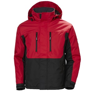 HH Berg téli kapucnis dzseki piros/fekete 76201_130-XL