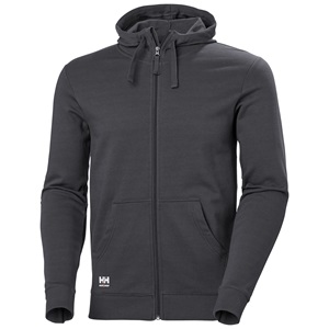 HH Classic cipzáras kapucnis pulóver sötétszürke 79328_970-3XL