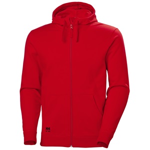 HH Classic cipzáras kapucnis pulóver piros 79328_220-5XL