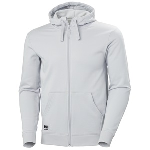 HH Classic cipzáras kapucnis pulóver világos szürke 79328_910-2XL
