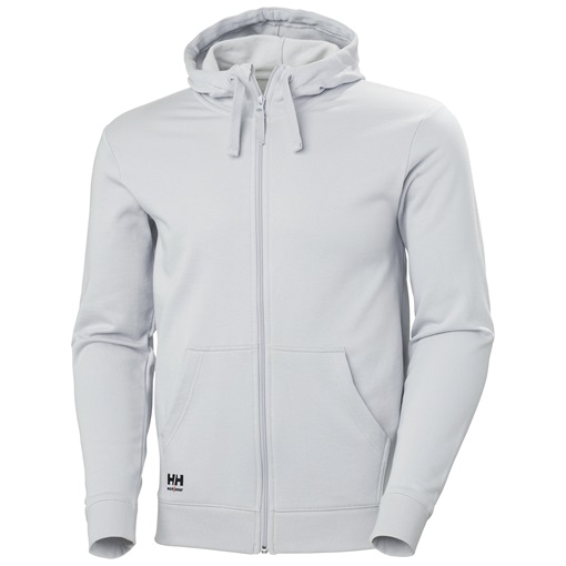 HH Classic cipzáras kapucnis pulóver világos szürke 79328_910-2XL