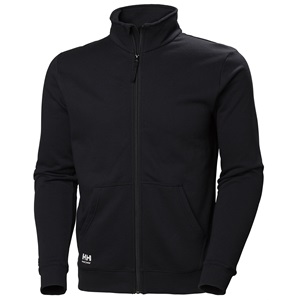 HH Classic cipzáras pulóver fekete 79326_990-3XL