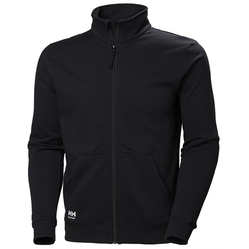 HH Classic cipzáras pulóver fekete 79326_990-3XL