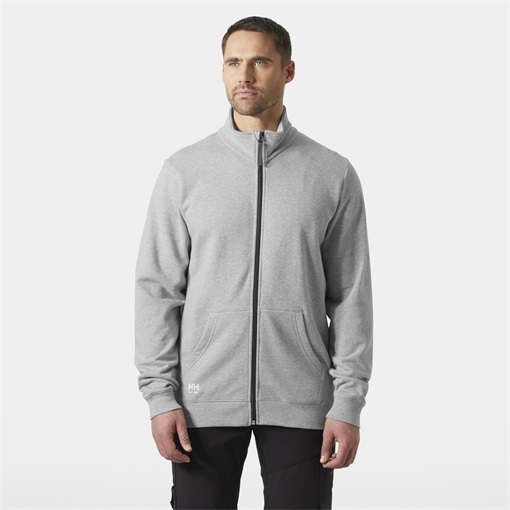 HH Classic cipzáras pulóver szürke 79326_930-XL