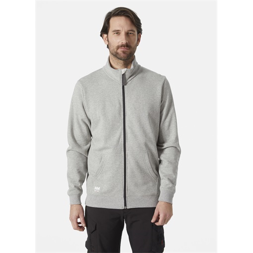 HH Classic cipzáras pulóver szürke 79326_930-XS