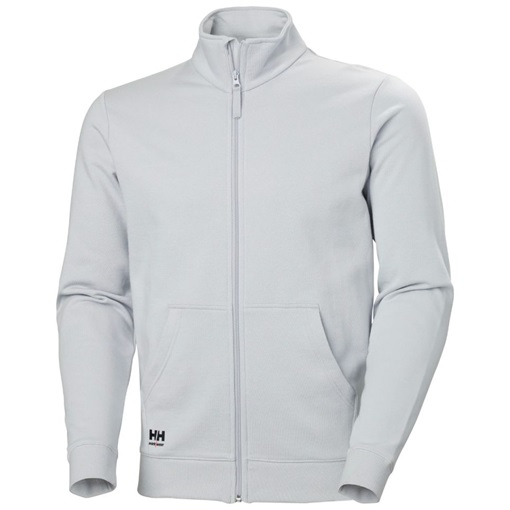 HH Classic cipzáras pulóver világos szürke 79326_910-3XL