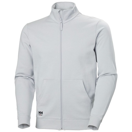 HH Classic cipzáras pulóver világos szürke 79326_910-5XL