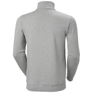 HH Classic fél cipzáras pulóver szürke 79325_930-M
