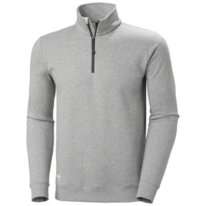 HH Classic fél cipzáras pulóver szürke 79325_930-M