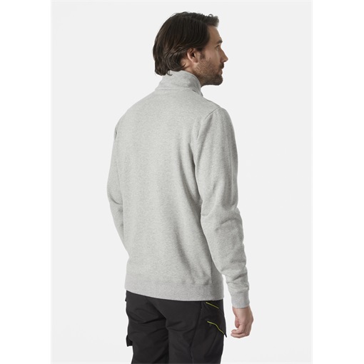 HH Classic fél cipzáras pulóver szürke 79325_930-M