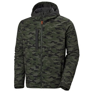HH Kensington softshell kapucnis dzseki katonai zöld 74230_481-L