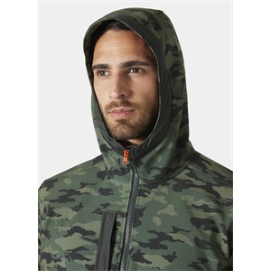 HH Kensington softshell kapucnis dzseki katonai zöld 74230_481-L