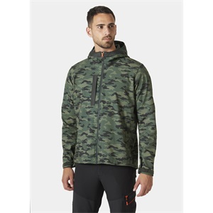 HH Kensington softshell kapucnis dzseki katonai zöld 74230_481-L