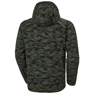 HH Kensington softshell kapucnis dzseki katonai zöld 74230_481-L