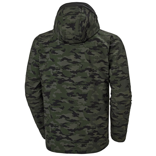 HH Kensington softshell kapucnis dzseki katonai zöld 74230_481-L