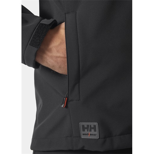 HH Kensington softshell kapucnis dzseki fekete 74230_990-2XL
