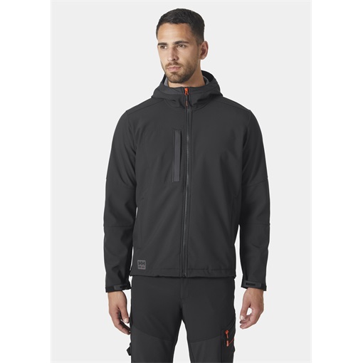 HH Kensington softshell kapucnis dzseki fekete 74230_990-2XL