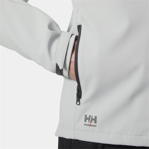 HH Manchester 2.0 softshell kabát világosszürke 74085_919-S