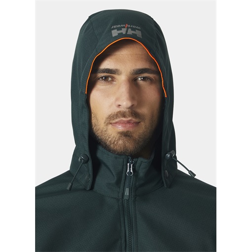 HH Oxford softshell kabát fenyőzöld 74290_474-M