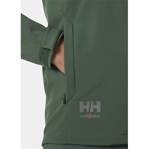 HH Oxford softshell kabát fenyőzöld 74290_474-M