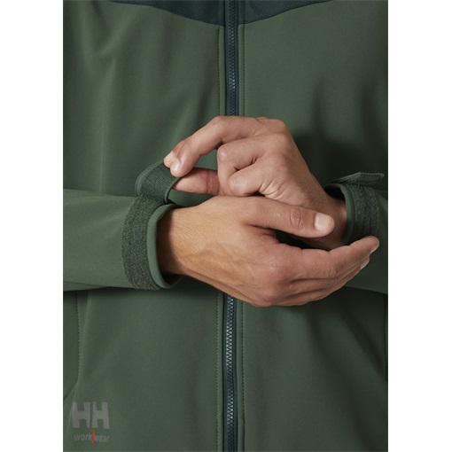 HH Oxford softshell kabát fenyőzöld 74290_474-M