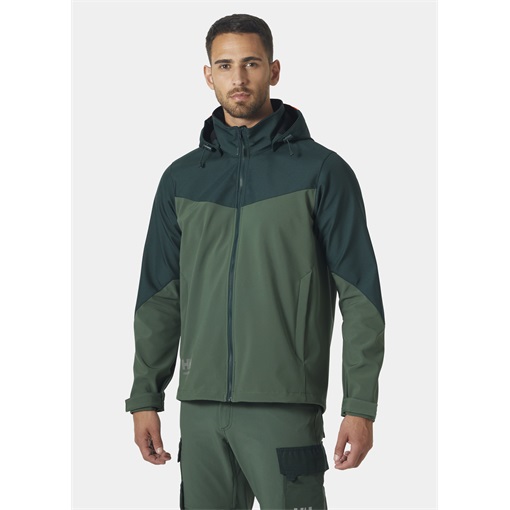 HH Oxford softshell kabát fenyőzöld 74290_474-M