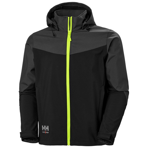 HH Oxford softshell kabát fekete/ében 74290_999-3XL