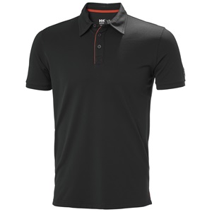 HH Technikai galléros póló fekete 79248_991-2XL