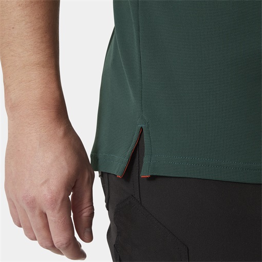 HH Technikai galléros póló fenyőzöld 79248_450-3XL
