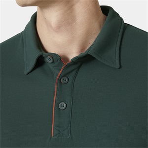 HH Technikai galléros póló fenyőzöld 79248_450-3XL