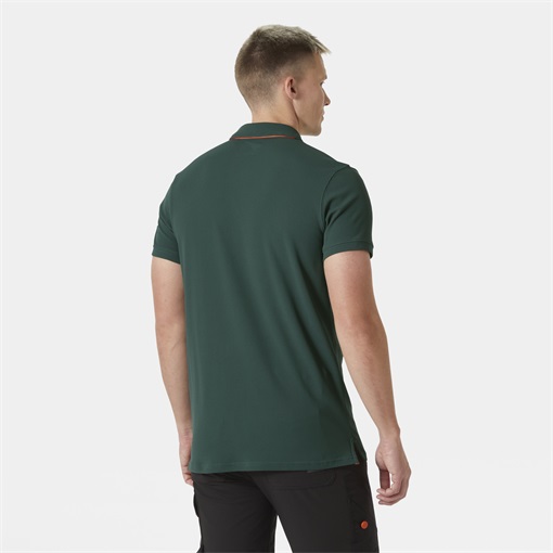 HH Technikai galléros póló fenyőzöld 79248_450-3XL