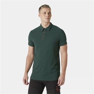 HH Technikai galléros póló fenyőzöld 79248_450-3XL