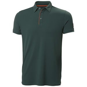 HH Technikai galléros póló fenyőzöld 79248_450-3XL